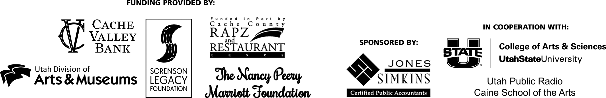 Numerous sponsors logos